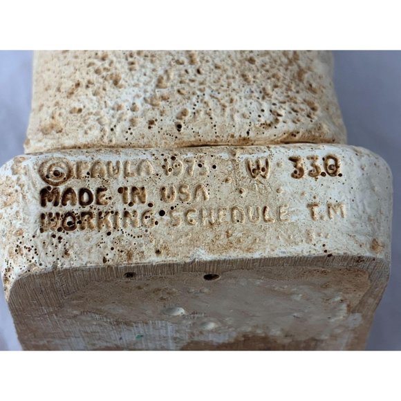 1973 Paula Working Schedule Figurine - W330 - 5.5" - Picture 4 of 9